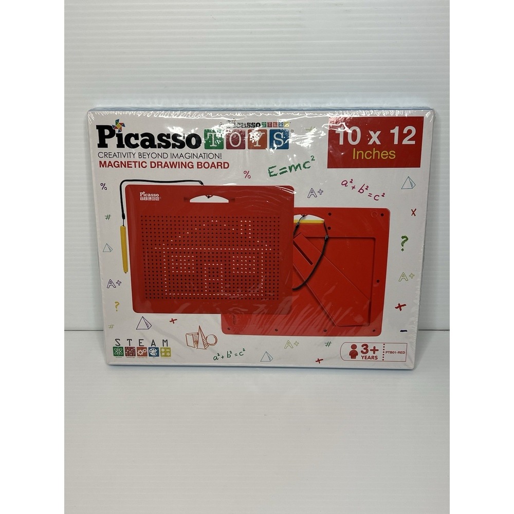 Picasso Toys Magnetic Drawing Board 10x12 inch 748 Beads New Sealed STEAM
